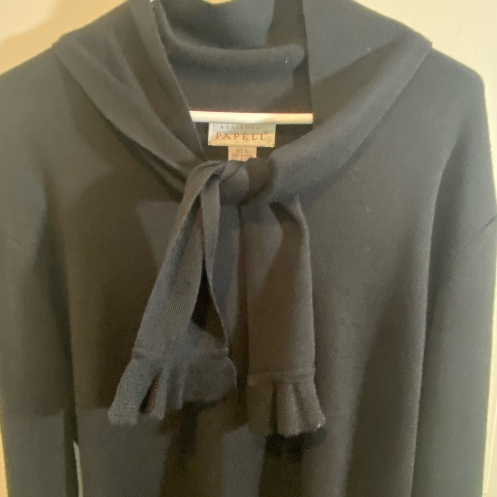 Adrianna Patell 2 Piece Black Sweater Dress